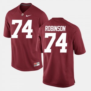 #74 Cam Robinson Alabama Jersey Men's Crimson Alumni Football Game 787833-300