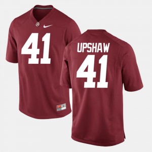 Crimson For Men's Courtney Upshaw Alabama Jersey Alumni Football Game #41 698971-554