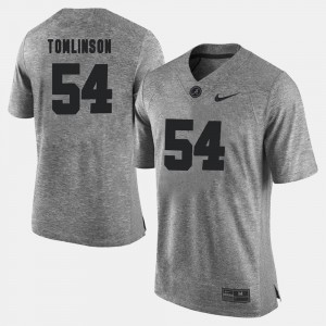 Dalvin Tomlinson Alabama Jersey #54 Gray For Men's Gridiron Limited Gridiron Gray Limited 160361-704