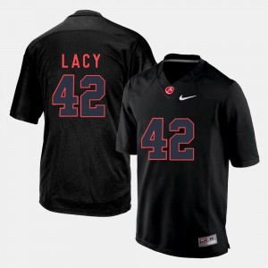 #42 Black Men College Football Eddie Lacy Alabama Jersey 963145-221