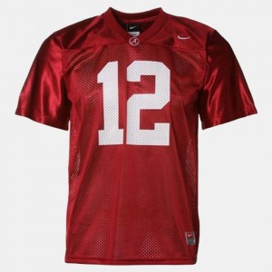 Joe Namath Alabama Jersey #12 Red College Football For Men's 565130-925