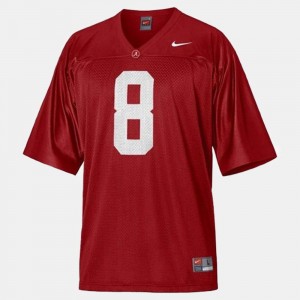 Red For Men #8 College Football Julio Jones Alabama Jersey 362996-409