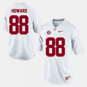 For Men's College Football O.J. Howard Alabama Jersey White #88 583126-974