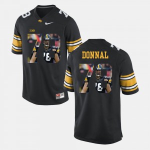 Pictorial Fashion Black Andrew Donnal Iowa Jersey #78 For Men's 361431-968