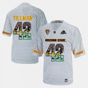 Pat Tillman ASU Jersey Player Pictorial White Men #42 796185-304