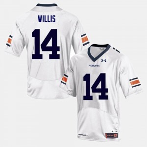 White Men College Football #14 Malik Willis Auburn Jersey 779053-871