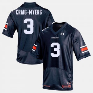 College Football Navy Nate Craig-Myers Auburn Jersey For Men #3 974898-812