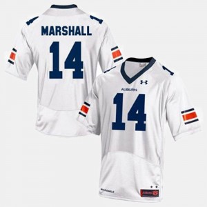 Nick Marshall Auburn Jersey White #14 College Football Men's 440931-999