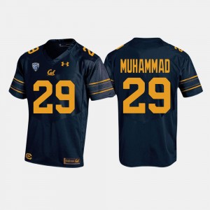 #29 Khalfani Muhammad Cal Bears Jersey Navy College Football Mens 753839-924