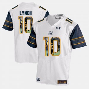 Marshawn Lynch Cal Bears Jersey Men Player Pictorial White #10 888374-924
