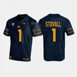 #1 College Football For Men Melquise Stovall Cal Bears Jersey Navy 185033-898