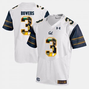 White Ross Bowers Cal Bears Jersey Player Pictorial #3 For Men 316529-452