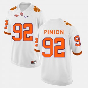 Bradley Pinion Clemson Jersey #92 For Men's College Football White 999848-933