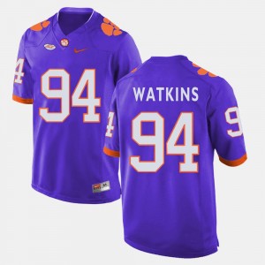 Carlos Watkins Clemson Jersey Purple Men #94 College Football 282738-168