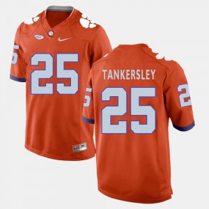 #25 Orange College Football Cordrea Tankersley Clemson Jersey Men's 309889-243