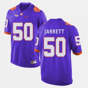 Grady Jarrett Clemson Jersey For Men College Football #50 Purple 434792-986