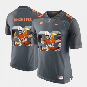 Daniel McCullers UT Jersey Grey Pictorial Fashion For Men #98 702145-952