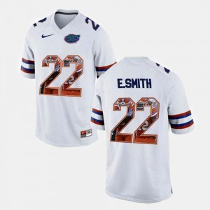 White Emmitt Smith Gators Jersey Mens #22 College Football 707382-949