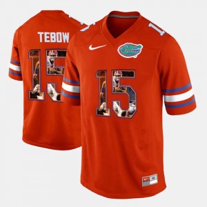 Orange College Football For Men's Tim Tebow Gators Jersey #15 134002-710