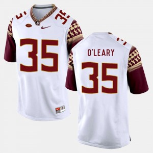 College Football #35 Nick O'Leary FSU Jersey For Men White 707698-311
