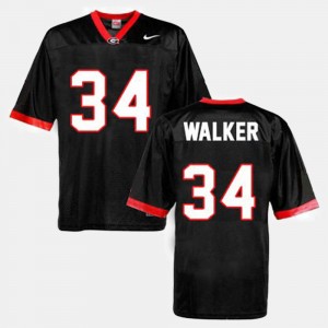 For Men's Herschel Walker UGA Jersey #34 Black College Football 999395-703