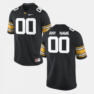 Iowa Customized Jersey #00 Black Mens College Limited Football 892231-992