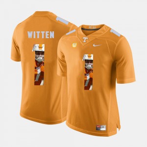 #1 Jason Witten UT Jersey Pictorial Fashion Orange Men's 873869-112