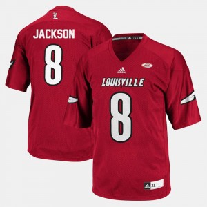 College Football For Men Lamar Jackson Louisville Jersey #8 Red 242302-588