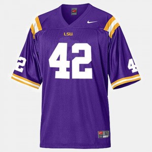 Michael Ford LSU Jersey Purple College Football For Kids #42 249551-522