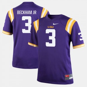 Alumni Football Game Odell Beckham Jr LSU Jersey For Men Purple #3 633275-116