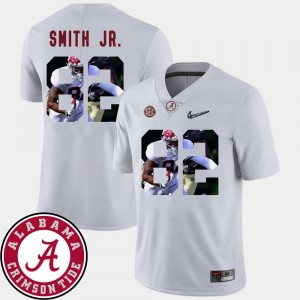 Pictorial Fashion Irv Smith Jr. Alabama Jersey #82 Men's White Football 677315-688