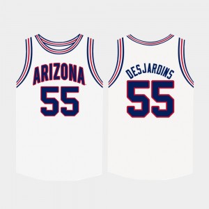 White College Basketball Men's #55 Jake DesJardins Arizona Jersey 475969-709