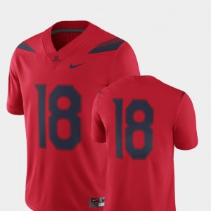 Red For Men 2018 Game College Football #18 Arizona Jersey 897266-257