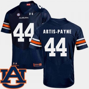 College Football #44 For Men Cameron Artis-Payne Auburn Jersey SEC Patch Replica Navy 537632-376