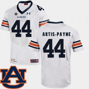 White #44 College Football Men's SEC Patch Replica Cameron Artis-Payne Auburn Jersey 807011-373