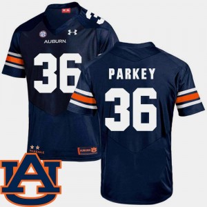 Navy College Football Cody Parkey Auburn Jersey #36 SEC Patch Replica Men 326031-199