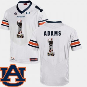Montravius Adams Auburn Jersey White Pictorial Fashion Men Football #1 670337-115