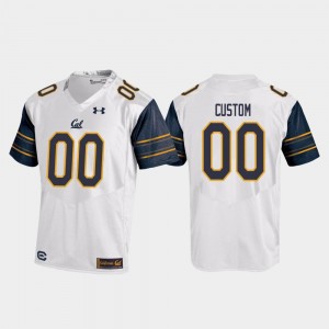 #00 College Football Replica White Cal Bears Custom Jerseys For Men 422397-989