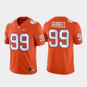 Orange Game Football Clelin Ferrell Clemson Jersey #99 Mens 519076-348