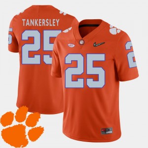 Orange 2018 ACC For Men Cordrea Tankersley Clemson Jersey #25 College Football 600394-224