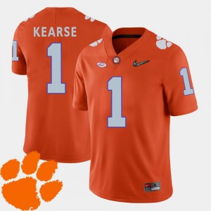 #1 2018 ACC Orange Jayron Kearse Clemson Jersey For Men College Football 149562-224