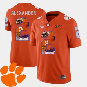 Pictorial Fashion Mackensie Alexander Clemson Jersey Football Mens Orange #2 722507-946