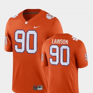 College Football Orange For Men #90 Game Shaq Lawson Clemson Jersey 807448-742