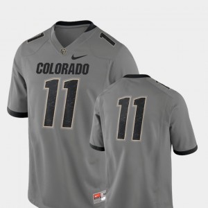 2018 Game Gray College Football #11 Colorado Jersey For Men 289232-531