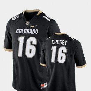 Black Game Men's Mason Crosby Colorado Jersey #16 College Football 623732-375