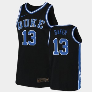#13 Replica Joey Baker Duke Jersey Black Men 2019-20 College Basketball 774111-596