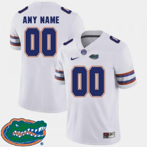 White College Football 2018 SEC Gators Custom Jerseys #00 Mens 351148-323