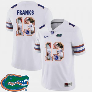 Pictorial Fashion Football Men's Feleipe Franks Gators Jersey White #13 265936-799