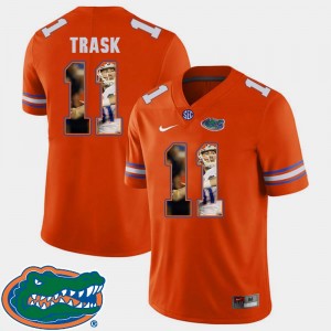 For Men's Football Pictorial Fashion #11 Kyle Trask Gators Jersey Orange 875114-313