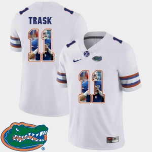 #11 Football Mens Pictorial Fashion White Kyle Trask Gators Jersey 742105-655